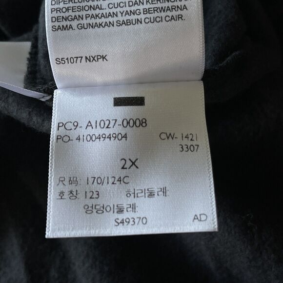 Levi's 2X-Large Sweatshirt Stretch Long Sleeve Black Logo Crew Neck Pullover New - Picture 7 of 13